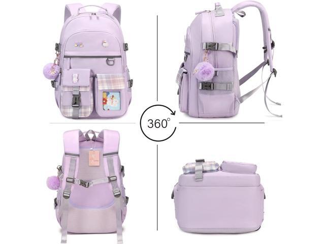 Backpack for Girls, 15.6 Inch Laptop School Bag Kids Kindergarten Elementary College Backpacks Large Bookbags for Teen Girl Women Students Casual...