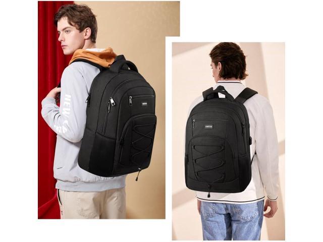 17.3 Inch School Backpack for Men and Women,College Bookbag Teens Laptop Backpack Schoolbag with USB Port for Students Work Business Office