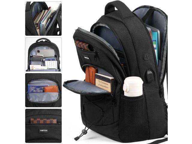 17.3 Inch School Backpack for Men and Women,College Bookbag Teens Laptop Backpack Schoolbag with USB Port for Students Work Business Office