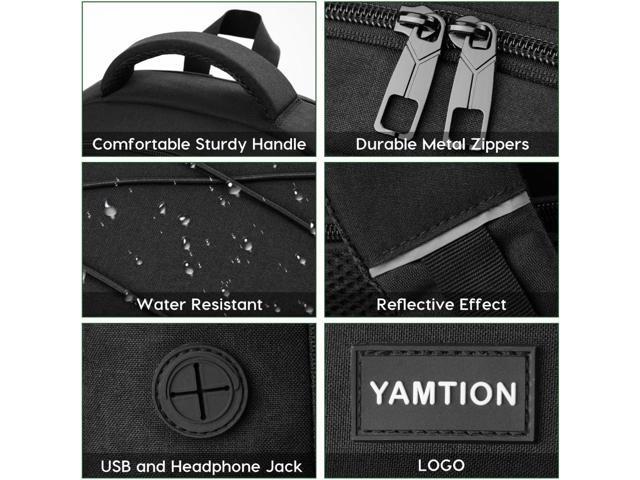 17.3 Inch School Backpack for Men and Women,College Bookbag Teens Laptop Backpack Schoolbag with USB Port for Students Work Business Office