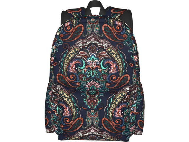 Pais-ley Backpack for Women 16.7 inch Travel Casual Laptop Backpack Lightweight Waterproof Durable Hiking Daypack