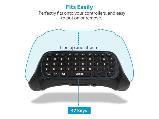 MoKo Green Backlight Keyboard for Xbox One Controller, Xbox Series X/S, Wireless Gaming Chatpad Keypad with USB Receiver & 3.5mm Audio Jack, Xbox...