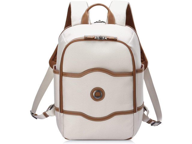 DELSEY PARIS Chatelet Air 2.0, Laptop Backpack, Angora Carry-On Friendly, Trolley-compatible, Laptop sleeve up to 14', Water Resistant, Recycled...