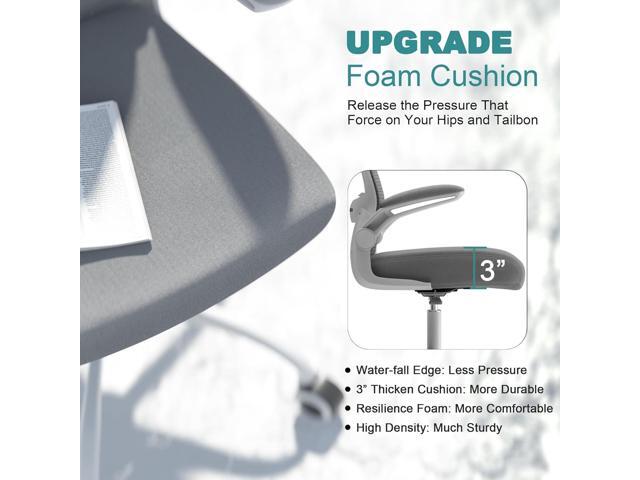 Mimoglad Office Chair, High Back Ergonomic Desk Chair with Adjustable Lumbar Support and Headrest, Swivel Task Chair with flip-up Armrests for...