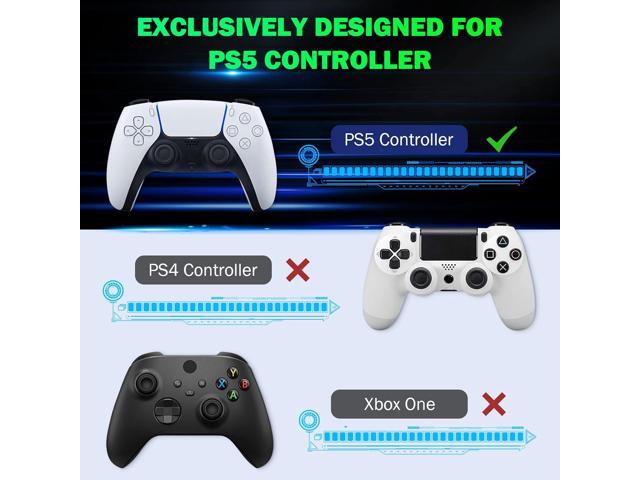 MoKo Keyboard for PS5 Controller with Green Backlight, Bluetooth Wireless Mini Keypad Chatpad for PlayStation 5, Built-in Speaker & 3.5mm Audio...