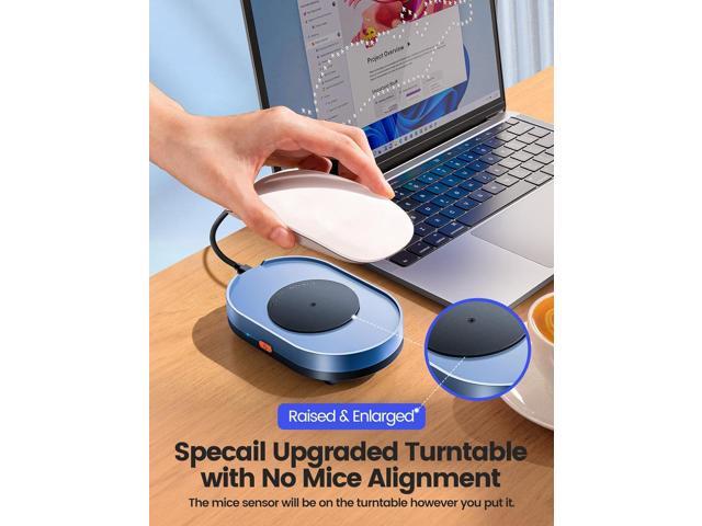 Vaydeer Undetectable Mouse Mover, M4 Mouse Jiggler Device with ON/Off Switch, Driver-Free Shaker Wiggler Mouse Movement Simulation for Computer...