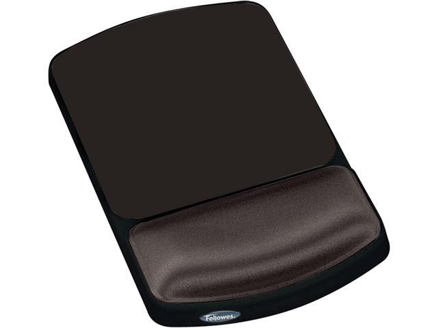 Fellowes 91741 Gel Wrist Rest and Mouse Pad - Graphite/Platinum