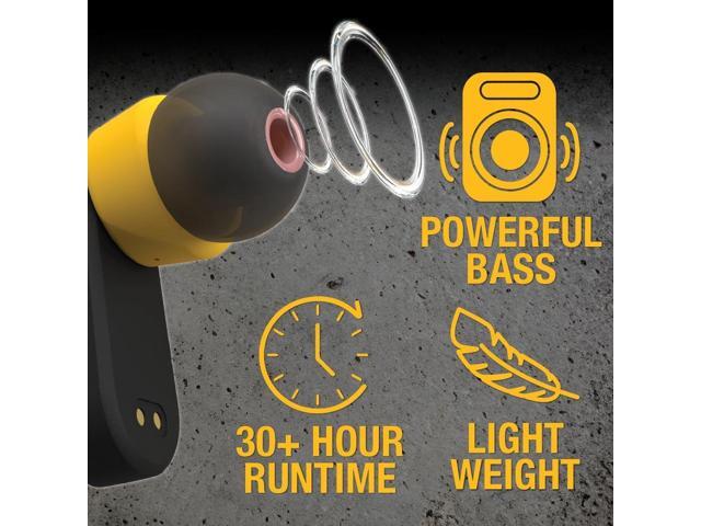 DEWALT True Wireless Bluetooth Earbuds TWS Bluetooth Headphones Wireless Earbuds with Type C Charging Case Waterproof Wireless Earphones ...