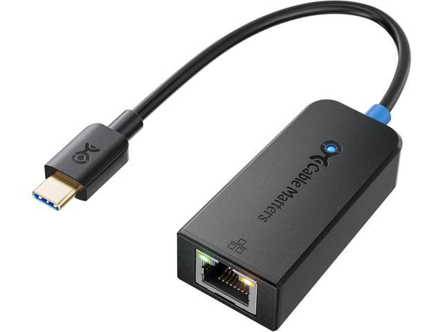 Cable Matters USB C to 2.5Gb Ethernet Adapter, USB-C to 2.5 Gigabit Ethernet, 2.5Gb USBC Network Adapter - Compatible with Thunderbolt 5/4 for...