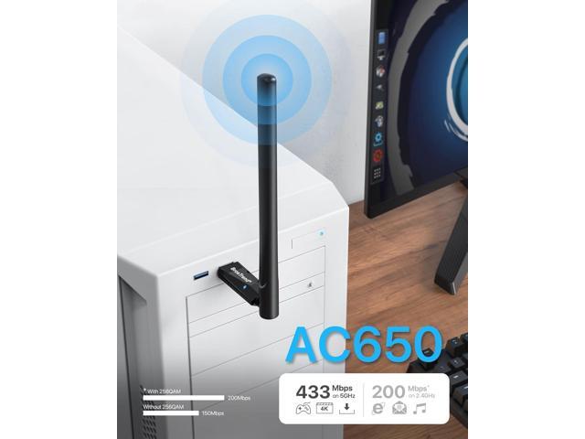 BrosTrend 650Mbps Linux Compatible WiFi Adapter Supports Kali Linux, Ubuntu, Mint, Debian, Kubuntu, Zorin, PureOS, Raspberry Pi 2+, Windows, Dual...