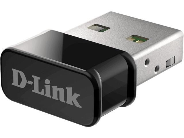 D-Link USB WiFi Adapter Dual Band AC1300 Wireless Internet for Desktop PC Laptop Gaming MU-MIMO Windows Mac Linux Supported (DWA-181-US)
