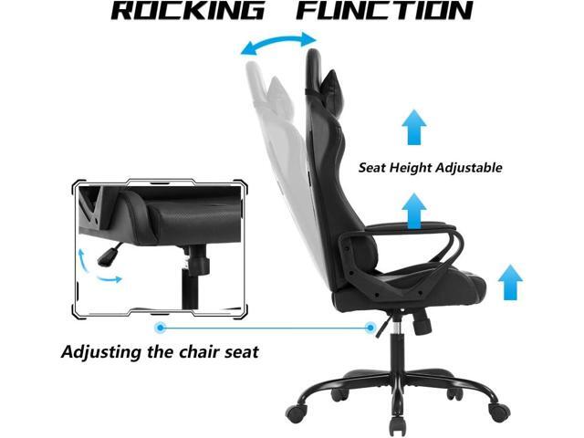 Racing Style Gaming Chair Office Chair High Back Computer Chair Leather Desk Chair Ergonomic Executive Chair Adjustable Video Game Chair Swivel...