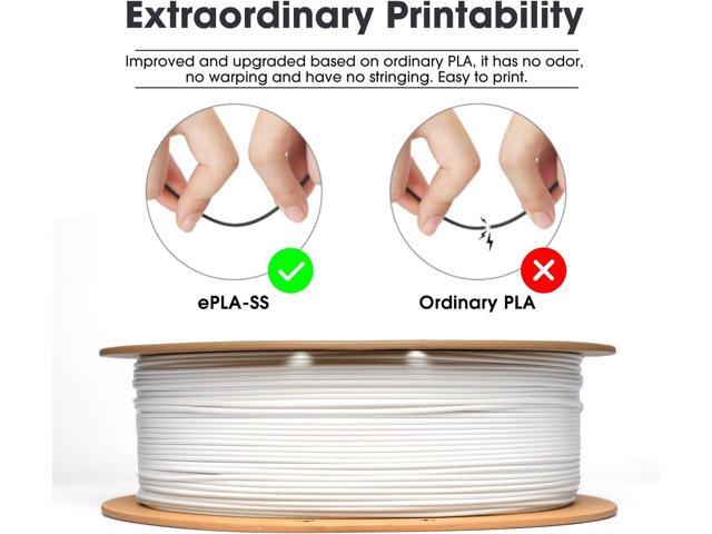 eSUN PLA Basic Filament 1.75mm, 3D Printer Filament High Speed PLA for Fast Printing, 1KG Spool (2.2 LBS) 3D Printing Filament for High Speed 3D...