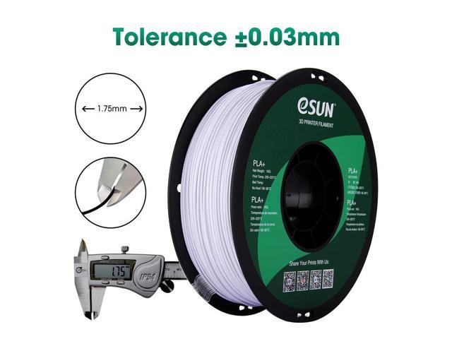 eSUN PLA PRO (PLA+) 3D Printer Filament, Dimensional Accuracy +/- 0.03mm, 1kg, Plastic Spool, 1.75mm, Cool White