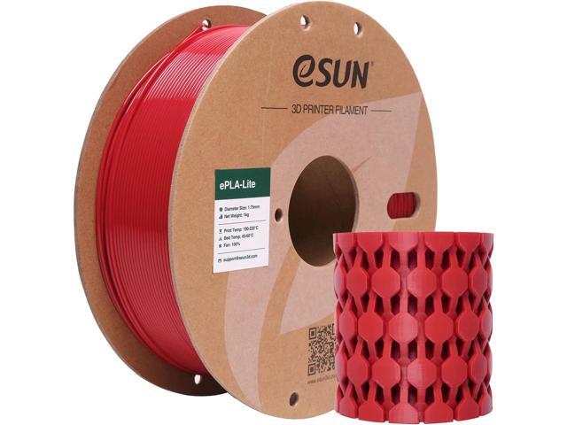 eSUN PLA Filament 1.75mm, High Toughness 3D Printer Filament Upgraded PLA Filament, Dimensional Accuracy +/- 0.03mm, 1KG Cardboard Spool (2.2 LBS).