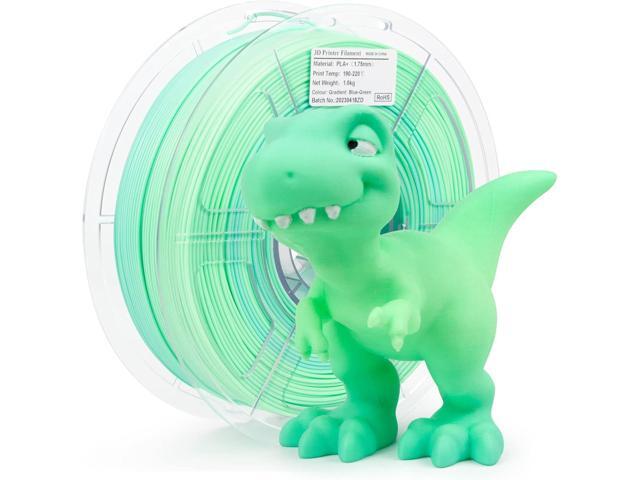 iSANMATE PLA+ 3D Printer Filament, Pla Filament 1.75mm Gradient Multicolors Filament, Color Change Rainbow Filament, Green, Blue 3D Printing...