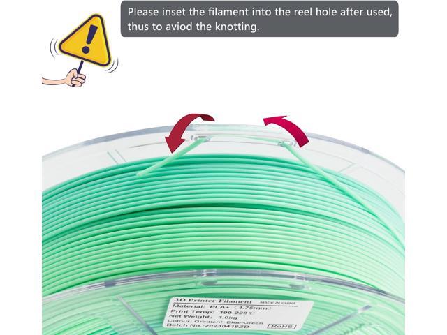 iSANMATE PLA+ 3D Printer Filament, Pla Filament 1.75mm Gradient Multicolors Filament, Color Change Rainbow Filament, Green, Blue 3D Printing...