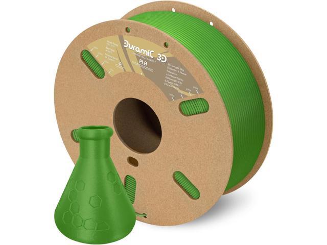 DURAMIC 3D PLA Filament 1.75mm 1kg Spool, Jam-Free High Stifness 3D Printing Filament with Cardboard Spool, No-Tangling No-Clogging Dimensional...
