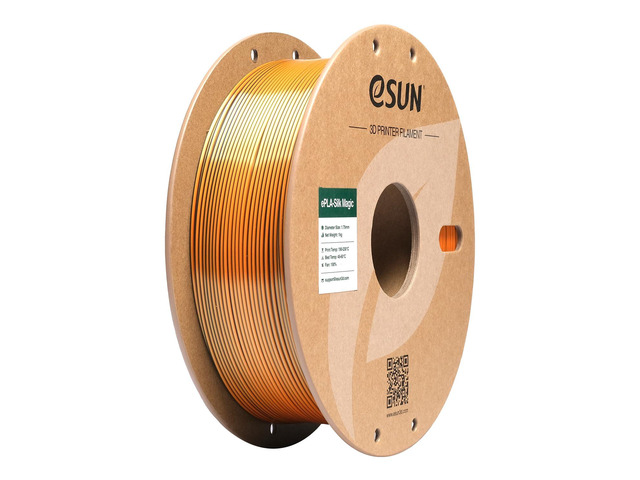 eSUN Silk Magic PLA Filament 1.75mm, Shiny Silk Dual Color Co Extrusion 3D Printer Filament, 1KG (2.2 LBS) Spool 3D Printing Color Change Filament...