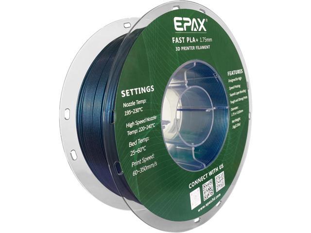 High Speed PLA+ 3D Printer Filament, Fast PLA 3D Printing Filament, 1.75mm, Dimensional Accuracy +/- 0.03 mm, 1KG Spool (Deep Space/Burnt Titanium)