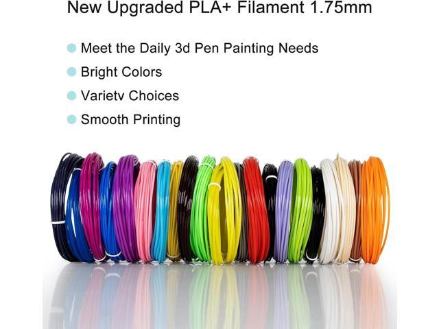 31 Colors 3D Pen Filament Refills Works with SCRIB3D PIKA3D MYNT3D 3D Pen, 16 Feet Per Color 1.75mm PLA 3D Printing Filament Refills, NOT FIT...