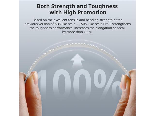 ANYCUBIC 3D Printer Resin, ABS-Like Resin Pro 2 with Enhanced Strength and Toughness, Performance far Superior to ABS-Like Resin, Low Odor, Wide...