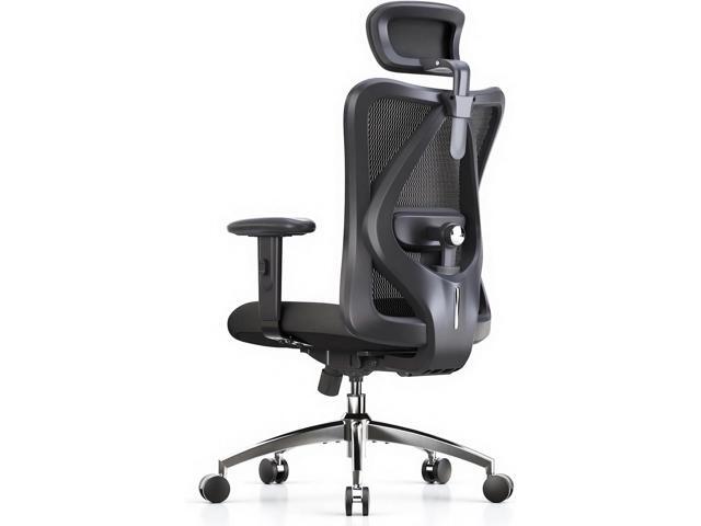 M18 Ergonomic Office Chair, High Back Mesh Desk Chair with Adjustable Headrest & Lumbar Support, 330lbs Capacity Computer Chair with 2D Armrests &.
