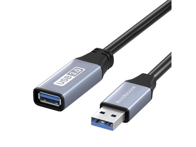 BlueRigger USB 3.0 Extension Cable 10FT (5 Gbps USB Extender Cord) - Long USB Extension Cable for Webcam, VR Headset, Printer, Hard Drive,...