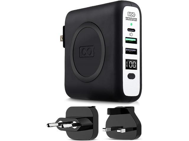 InfinaCore Pandora Portable Power Bank Charger (P3) Global Wireless Charger usb type c wall charger, usb c battery pack power delivery, Fast Charge...