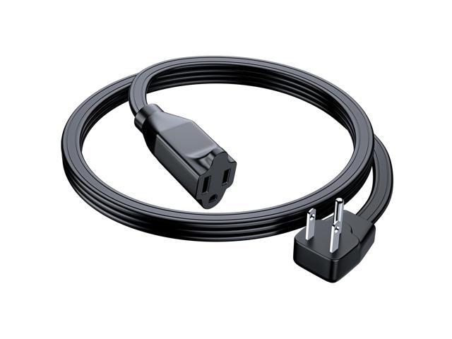 Maximm Extension Cord Heavy Duty (3 Feet) Flat Wire 3-Prong Flat Plug, 14 AWG Power Cord - UL Certified, Black, Ideal for Home and Office Use,...