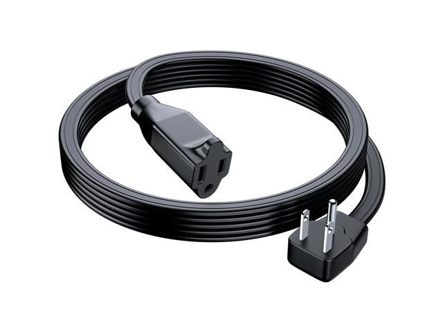 Maximm Extension Cord Heavy Duty (8 Feet) Flat Wire 3-Prong Flat Plug, 14 AWG Power Cord - UL Certified, Black, Ideal for Home and Office Use,...