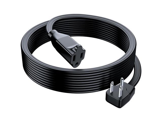 Maximm Extension Cord Heavy Duty (30 Feet) Flat Wire 3-Prong Flat Plug, 14 AWG Power Cord - UL Certified, Black, Ideal for Home and Office Use,...