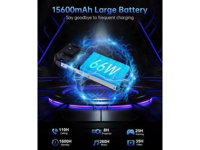 8849 Tank 3s Rugged Smartphone, 6.79' 5G Outdoor Rugged Projector Phone, 32GB+512GB/1TB Expand, Waterproof Android 14 Unlocked Mobile Phones,...