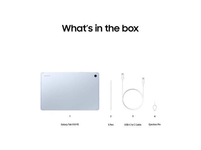 Samsung Galaxy Tab S10 FE 128GB AI Tablet, 10.9, 90Hz, 13MP Camera IP68, S Pen Included, (Canadian Model) Brand New Gray