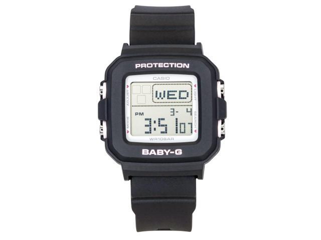 Casio Baby-G Plus Digital Resin Strap Quartz BGD-10KH-1 100M Women's Watch With Silicone Holder
