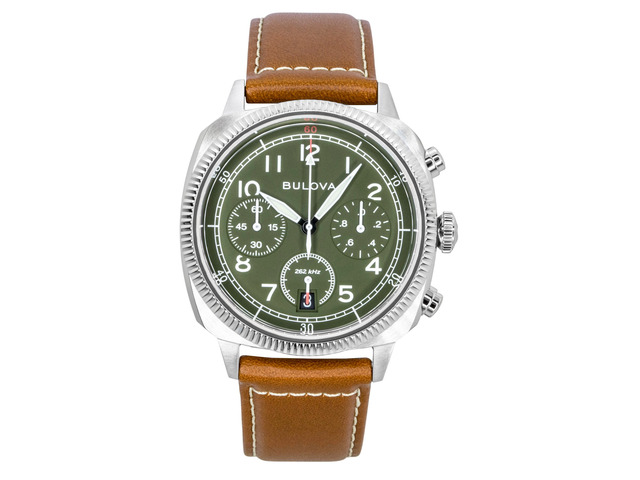 Bulova 96B482 Military VWI Special Edition Chronograph Quartz Watch - Brown/Green