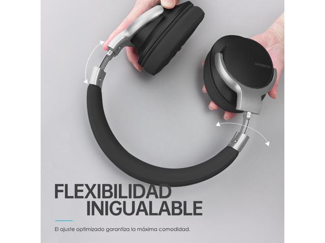 AUSDOM E7 Bluetooth Noise Cancelling Headphones: Wireless Over Ear ANC Headphones with Microphone, 50H Playtime, Hi-Fi Stereo Sound, Deep Bass,...