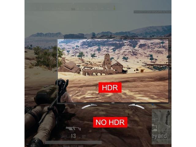 4K@60Hz/1080p@120Hz HDMI 2.0 Splitter 1 in 2 Out, Auto Downscaler with HDR10 &3D, 18Gbps Zero Latency, AV Access Gaming Splitter, Duplicate/Mirror...