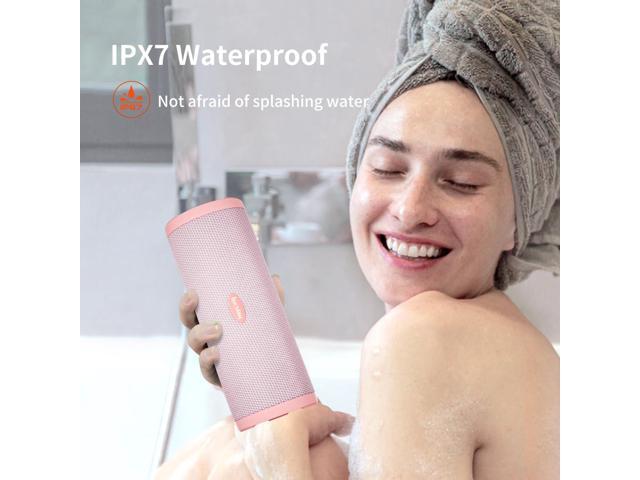 HEYSONG Portable Bluetooth Speaker, Waterproof Wireless Shower Speakers with Good Bass, IPX7 Floating, 5000mAh, TF Card, Loud Sound for Beach,...