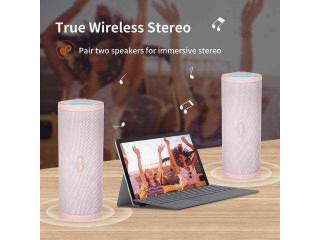 HEYSONG Portable Bluetooth Speaker, Waterproof Wireless Shower Speakers with Good Bass, IPX7 Floating, 5000mAh, TF Card, Loud Sound for Beach,...