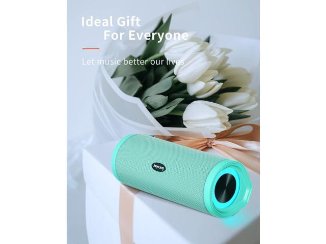 HEYSONG Portable Bluetooth Speaker, Waterproof Wireless Shower Speakers with Good Bass, IPX7 Floating, 5000mAh, TF Card, Loud Sound for Beach,...
