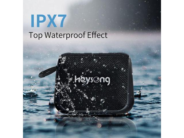 HEYSONG Waterproof Bluetooth Speaker, Portable Wireless Shower Speakers With Wireless Stereo Sound, IPX7, 24-Hour Playtime, BassUp Speaker...