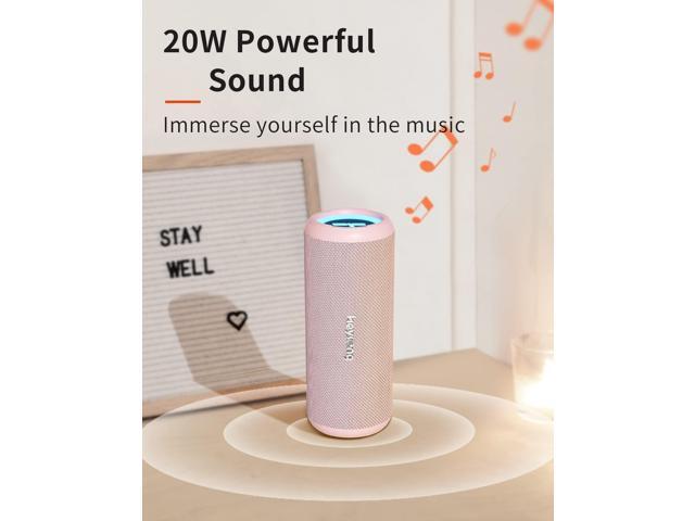 HEYSONG Bluetooth Speaker, Waterproof Portable Wireless Bluetooth Speakers With Led Light, 20W Loud Sound, TF Card, USB Playback, Pool Accessories...