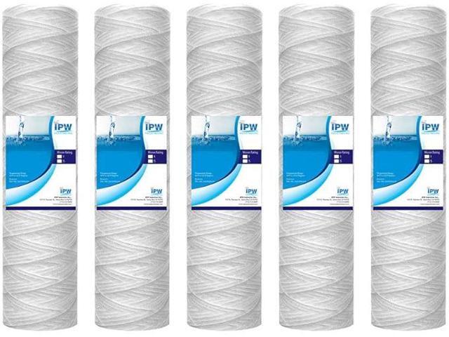 Compatible with Campbell 1ss Sediment Filter Cartridges, 5 Micron, 9 3/4' x 2.5', 5 Pack