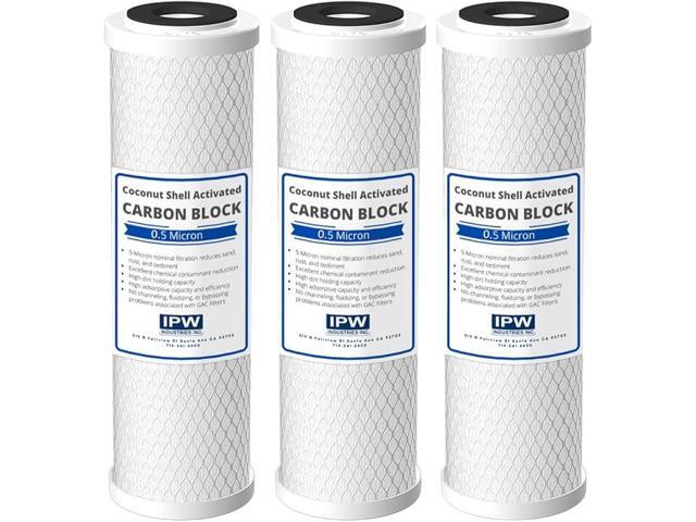 Compatible for Taste and Odor compatible Filter Cartridges 42 34377/42 34370 Pack of 3 - MADE IN USA by IPW Industries Inc