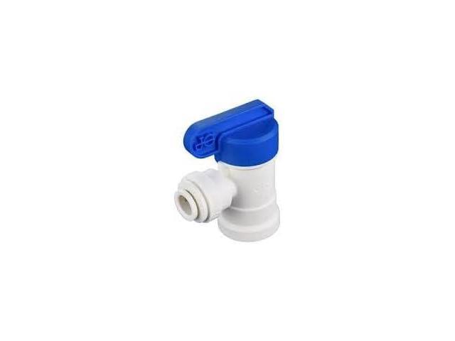 IPW Industries Inc., John Guest (PPSV500822W) - Quick Connect Polypropylene Tank Ball Valve for Reverse Osmosis Water Filters and Water Tank Shut-Off