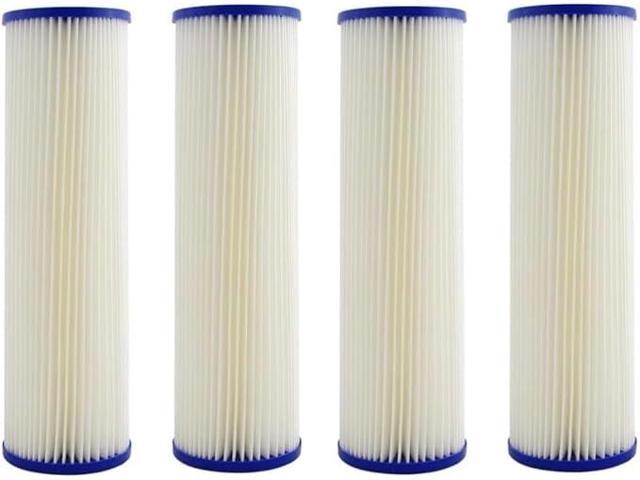IPW Industries Inc. R30 Compatible Pleated Polyester Filter Cartridge, 9-3/4' x 2-5/8', 30 Microns - Pack of 4