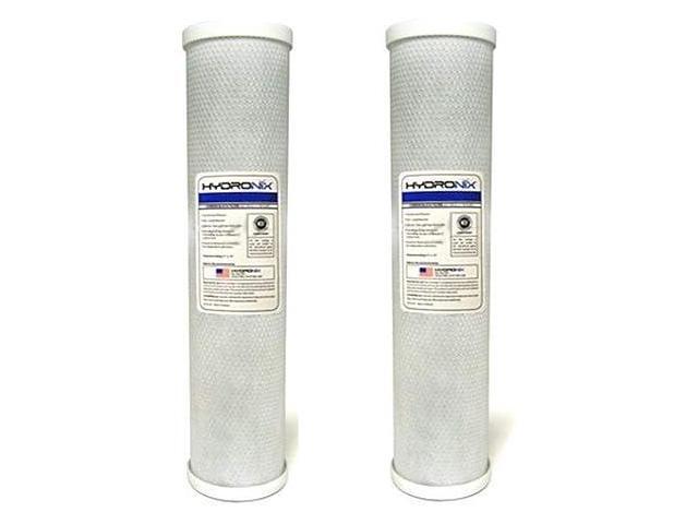 Hydronix CB-45-2005 NSF Carbon Block Filter 4.5' OD X 20' Length, 5 Micron (2 Pack)