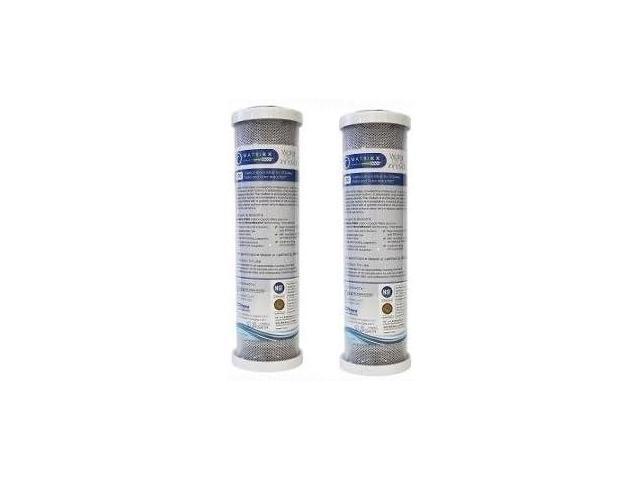 KX Matrikx 32-250-10-GREEN Chlorine Taste and Odor Filter Cartridge, 10-Inch (2 PACK)