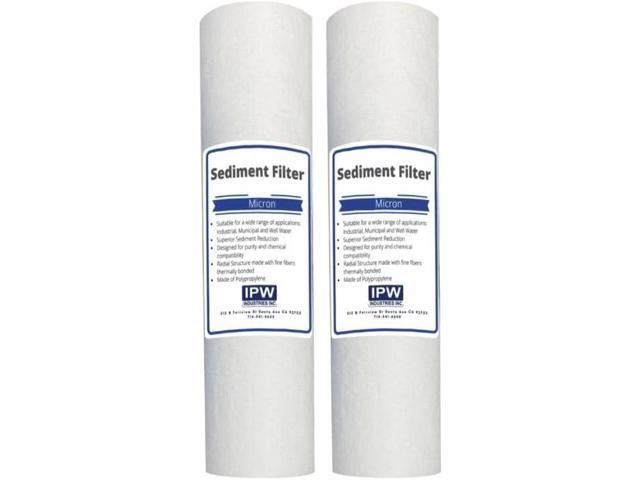 Pack of 2 Compatible with Kenmore Deluxe Sediment 38480 Filter Cartridges 1 Micron by IPW Industries Inc.